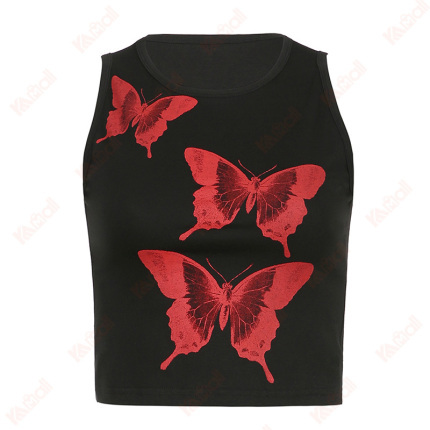 black tank top shoulder strap